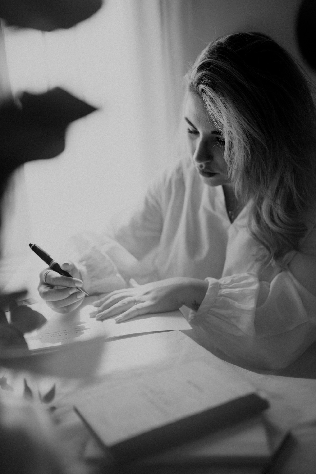 María Lorian preparando ceremonias de bodas